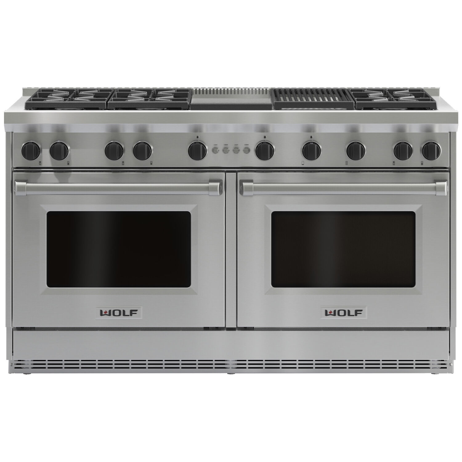 Wolf 60 in. 8.8 cu. ft. Standard Convection Double Oven Gas Range