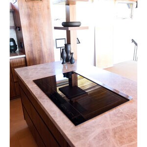 JennAir Oblivian Glass 30 in. 4-Burner Induction Cooktop with Simmer Burner & Power Burner - Black, , hires