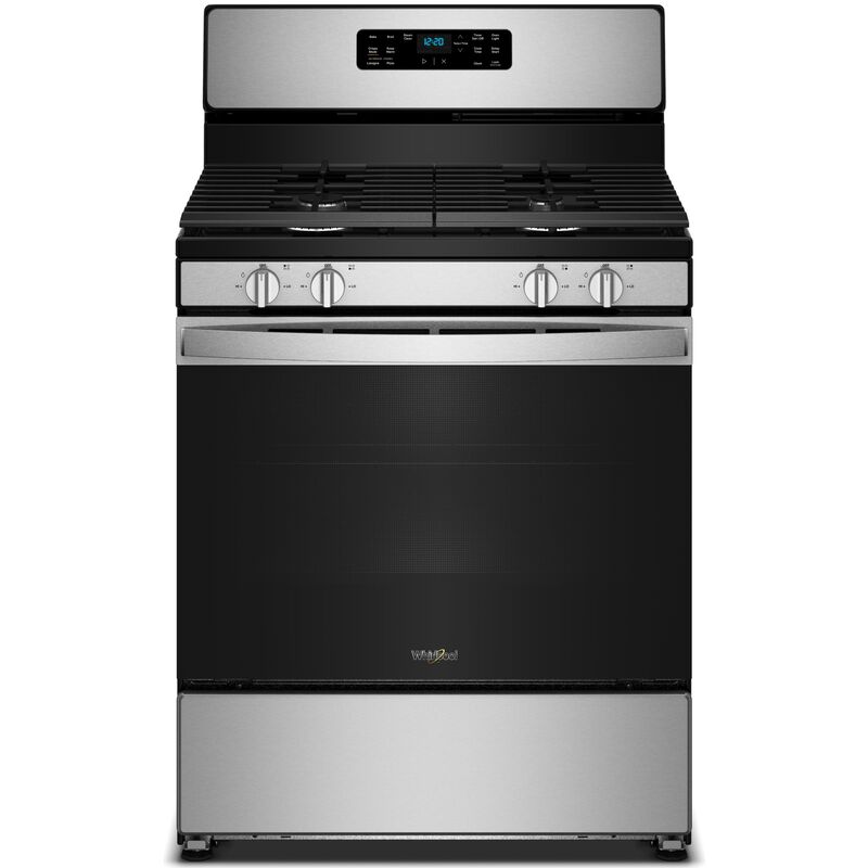 Whirlpool 30 in. 5.1 cu. ft. Gas Range with 4 Sealed Burners - Stainless Steel, , hires