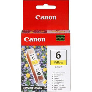 Canon BCI-6 Yellow Ink Cartridge, , hires