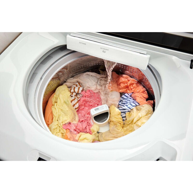 Whirlpool 27 in. 5.3 cu. ft. Top Load Washer with 2-in-1 Removable Agitator - White, White, hires