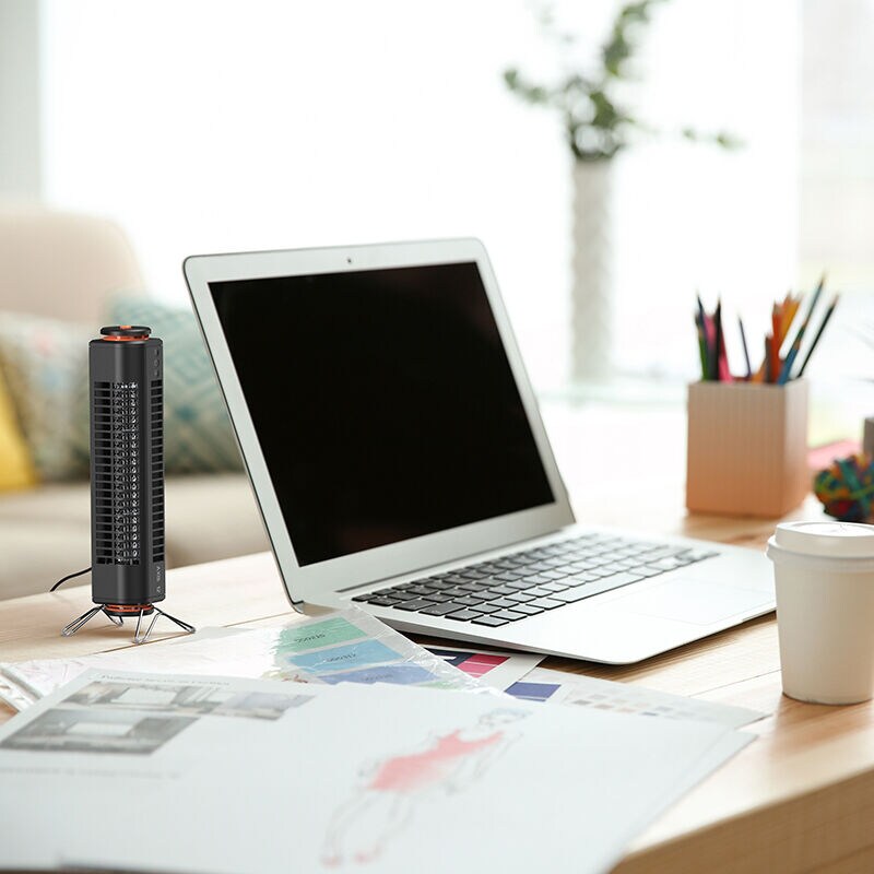 Sharper Image Axis 12 Desktop AirBar and Tower Fan, , hires