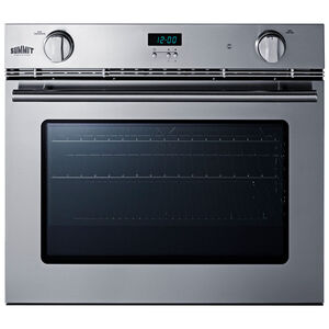Summit 27 in. 3.0 cu. ft. Gas Wall Oven with Standard Convection - Stainless Steel, , hires