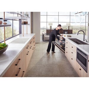 Monogram 24 in. 1.2 cu. ft. 1000W Drawer Microwave with Sensor Cooking - Stainless Steel, , hires