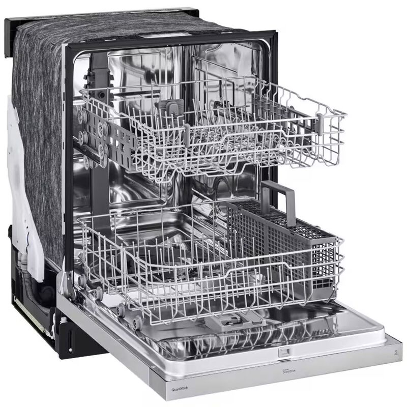 LG 24 in. Front Control Dishwasher with 50 dBa Sound Level, Dynamic Dry & Pocket - Stainless Steel, , hires