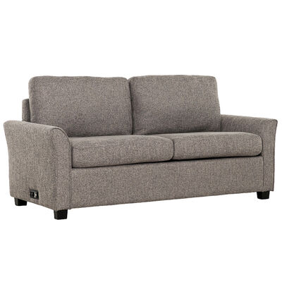 Primo Drake Full Sofa Bed - Linen Dark Grey | DRAKEFLUSBFR