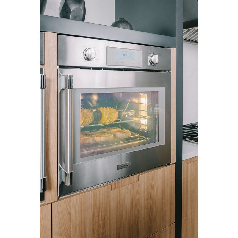 Thermador Professional Series 30 in. 4.5 cu. ft. Smart Electric Single Wall Oven with True European Convection - Stainless Steel, , hires