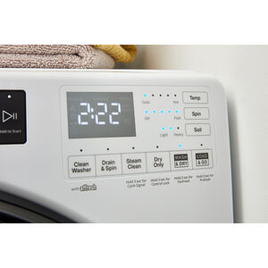 Whirlpool 27 in. 4.5 cu. ft. Electric All-in-One Front Load Washer-Dryer Combo with 1 Dryer Program & Wrinkle Care - White, , hires