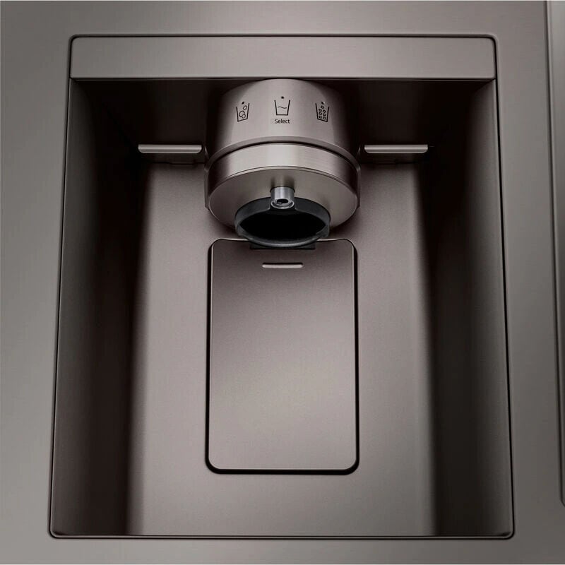 LG 36 in. 28.6 cu. ft. Smart 4-Door French Door Refrigerator with Ice & Water Dispenser - PrintProof Black Stainless Steel, PrintProof Black Stainless Steel, hires