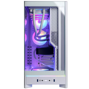 CyberPowerPC Gamer Supreme Desktop with AMD Ryzen 7 9850X 3D, 4.7GHz 8-Core CPU, NVIDIA GeForce RTX 5070, 12GB VRAM GPU, 32 GB RAM, 1 TB SSD & Windows 11 Home - White, , hires