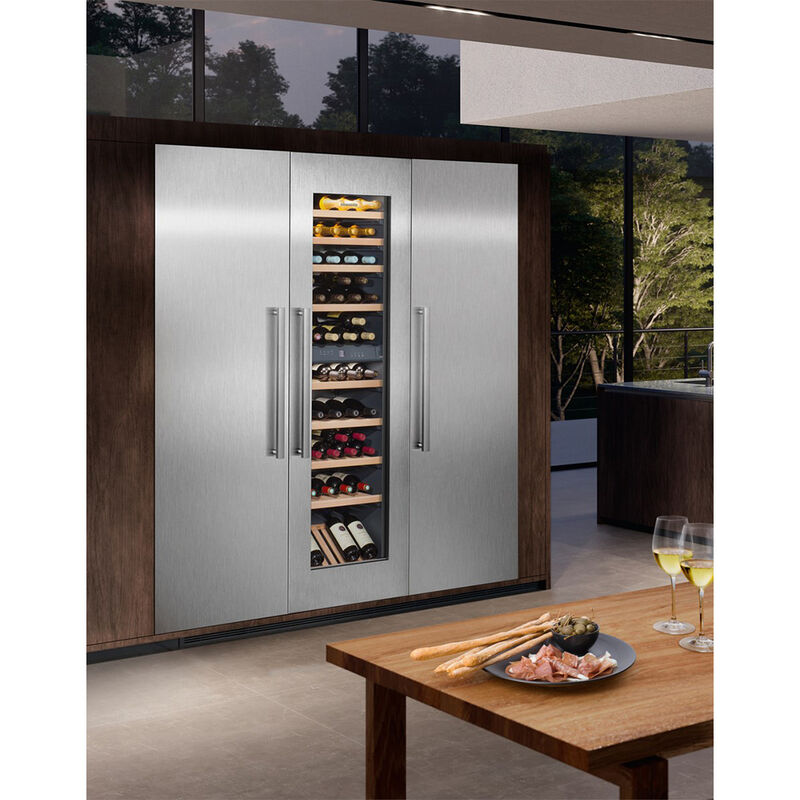 Liebherr 22 in. Built-in Wine Cabinet with Wood Racks, Dual Temperature Zones & 80 Bottle Capacity - Custom Panel Ready, , hires