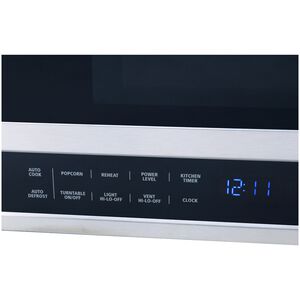 Avanti 24 in. 1.3 cu. ft. 1000W Over-the-Range Microwave with 300 CFM & Sensor Cooking - Stainless Steel, , hires
