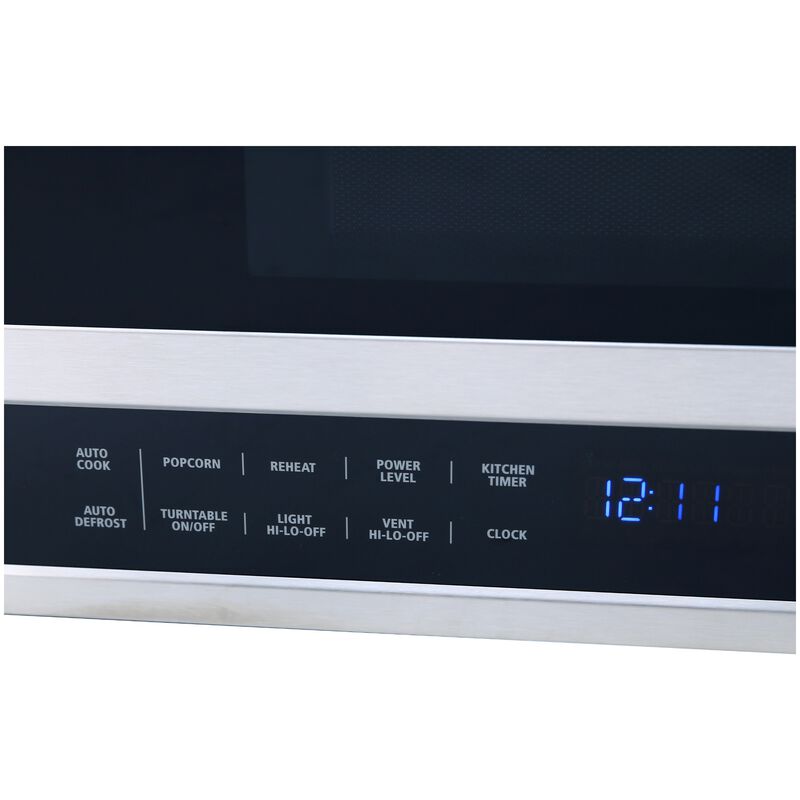 Avanti 24 in. 1.3 cu. ft. 1000W Over-the-Range Microwave with 300 CFM & Sensor Cooking - Stainless Steel, , hires