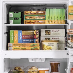 GE 30 in. 19.2 cu. ft. Garage Ready Top Freezer Refrigerator - Fingerprint Resistant Stainless, Stainless Steel, hires