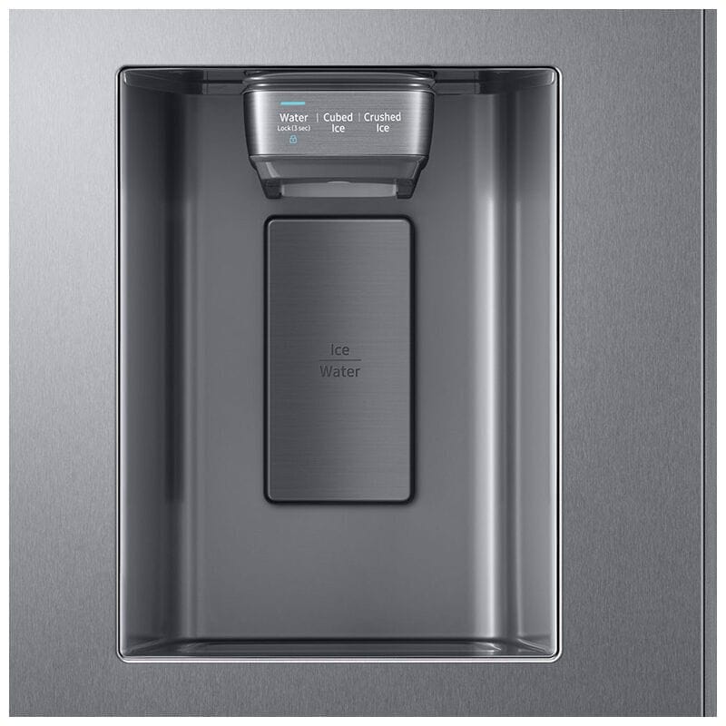 Samsung Family Hub Series36 in. 26.7 cu. ft. Smart Side by Side Refrigerator with Ice & Water Dispenser - Stainless Steel, Stainless Steel, hires
