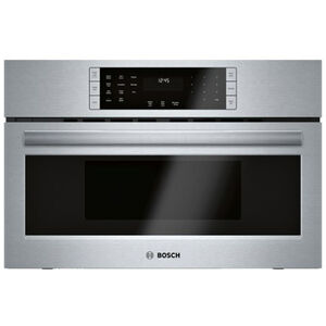 Bosch Benchmark Benchmark Series 30 in. 1.6 cu.ft Built-In Microwave with 10 Power Levels & Sensor Cooking Controls - Stainless Steel, , hires