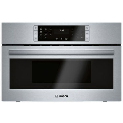 Bosch Benchmark Benchmark Series 30 in. 1.6 cu.ft Built-In Microwave with 10 Power Levels & Sensor Cooking Controls - Stainless Steel | HMCP0252UC