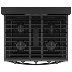 Whirlpool 30 in. 5.0 cu. ft. Air Fry Convection Oven Freestanding Gas Range with 5 Sealed Burners - Black, , hires