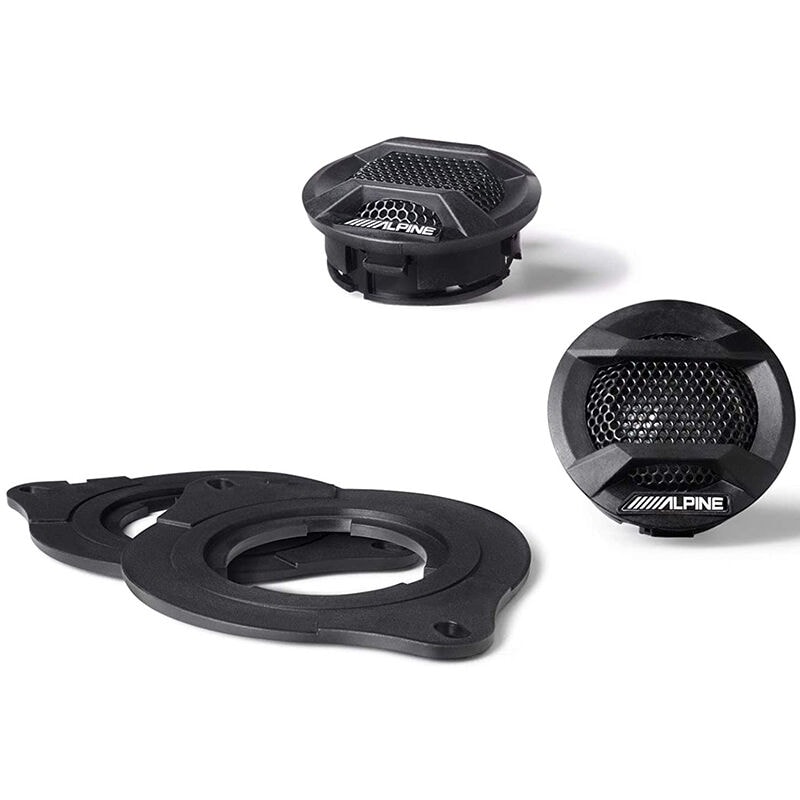 Alpine 6 1/2" 2-Way Weather Resistant Speaker System for 2007-2018 Jeep Wrangler JK, , hires