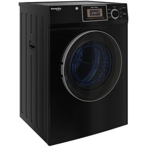 Equator Premium Compact 24 in. 3.1 cu. ft. Stackable Electric Dryer with Sensor Dry & Sanitize Cycle - Black, , hires