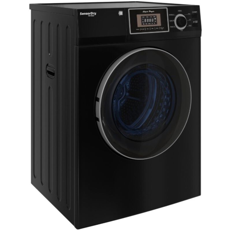 Equator Premium Compact 24 in. 3.1 cu. ft. Stackable Electric Dryer with Sensor Dry & Sanitize Cycle - Black, , hires
