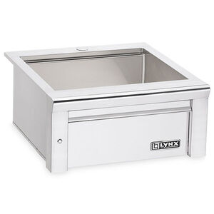 Lynx 24" Drop-In Single Bowl Outdoor Sink with 10 1/2" Bowl Depth - Stainless Steel, , hires