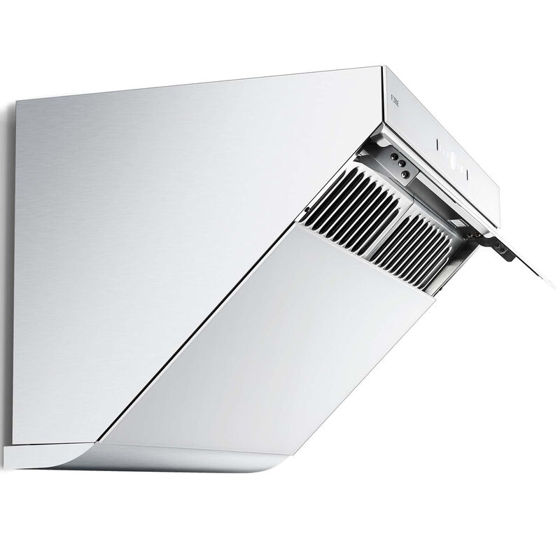 Fotile Slant Vent Series 36 in. Side Vent Range Hood with 4 Speed Settings, 1000 CFM, Ducted Venting & 2 LED Lights - White Glass, , hires