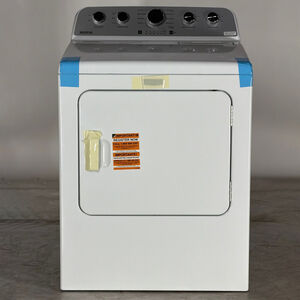 Maytag 29 in. 7.0 cu. ft. Electric Dryer with 9 Dryer Programs, 3 Dry Options & Wrinkle Care - White (Open Box Good Condition), , hires