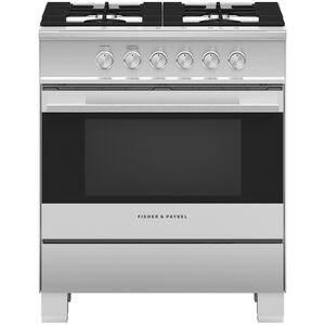 Fisher & Paykel Series 7 36 in. 4.9 cu. ft. Standard Convection Gas Range with 5 Sealed Burners - Stainless Steel, , hires