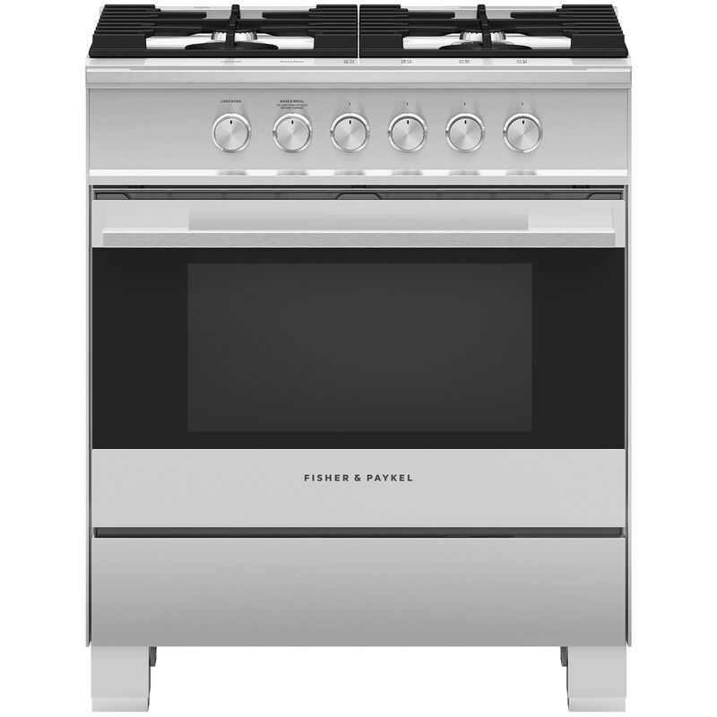 Fisher & Paykel Series 7 36 in. 4.9 cu. ft. Standard Convection Gas Range with 5 Sealed Burners - Stainless Steel, , hires