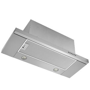 Broan EBS1 Series 30 in. Slide-Out Style Range Hood with 3 Speed Settings, 400 CFM, Convertible Venting & 2 LED Lights - Stainless Steel, , hires