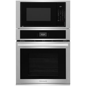 Frigidaire 27 in. 5.4 cu. ft. Electric Oven/Microwave Combo Wall Oven with Standard Convection & Self Clean - Stainless Steel, Stainless Steel, hires