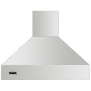 Viking 5 Series 48 in. Chimney Style Range Hood with Ducted Venting & 2 LED Lights - Stainless Steel, , hires