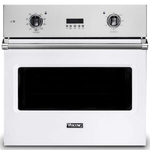 Viking 5 Series 30 in. 4.7 cu. ft. Electric Wall Oven with True European Convection & Self Clean - White, , hires