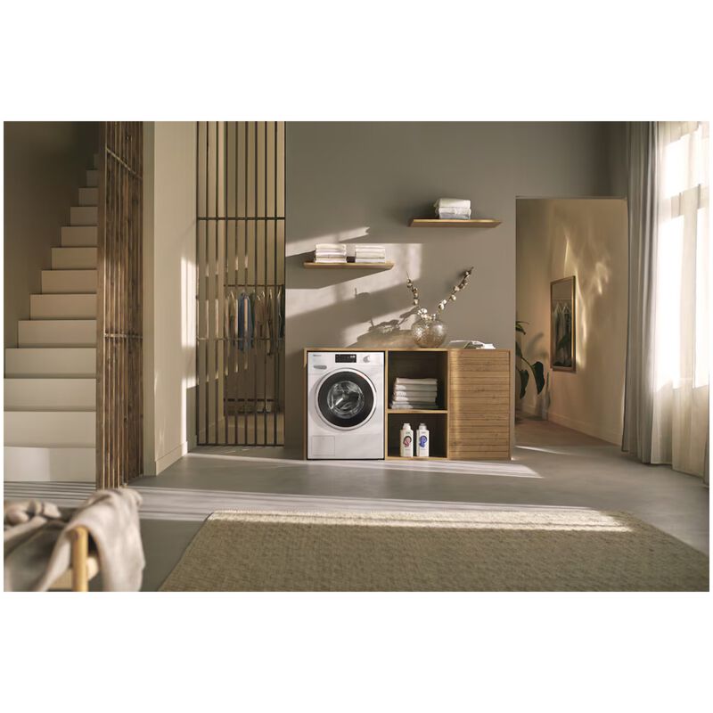 Miele 24 in. 2.26 cu. ft. Smart Stackable Front Load Washer with Sanitize & Steam Cycle - Lotus White, , hires