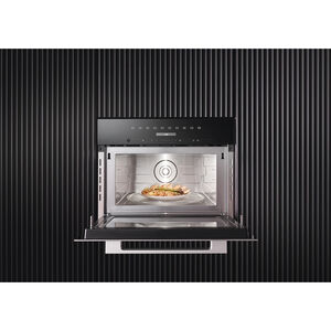 Miele 24 in. 1.6 cu.ft Built-In Microwave with 7 Power Levels - Clean Steel, , hires