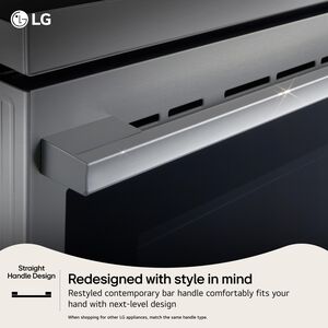 LG 30 in. 6.3 cu. ft. Smart Air-Fry True European Convection Slide-In Gas Range with 5 Sealed Burners & Griddle - PrintProof Stainless Steel, , hires