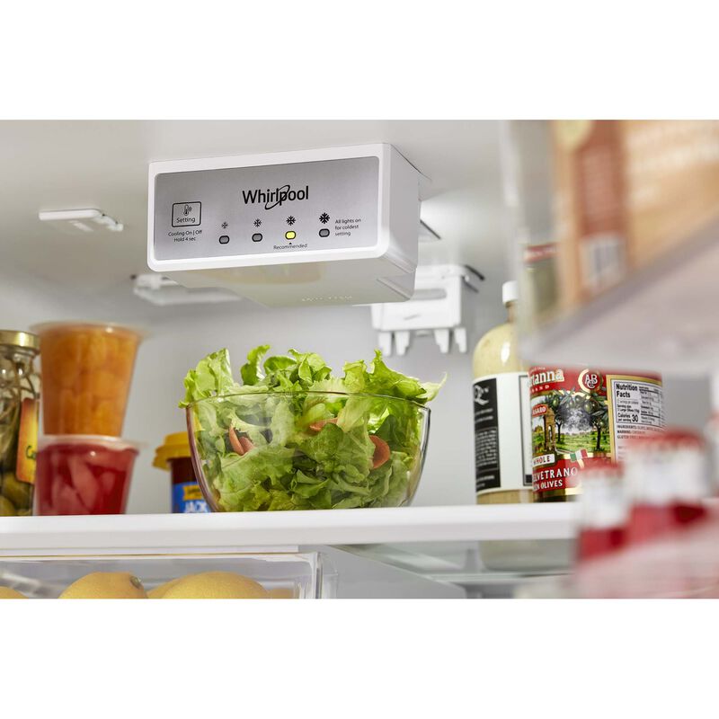 Whirlpool 28 in. 16.3 cu. ft. Top Freezer Refrigerator - White, White, hires