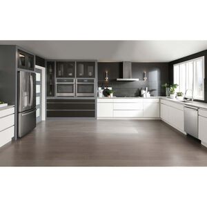 GE Profile 24 in. Top Control Smart Dishwasher with 39 dBa Sound Level, 3rd-Rack & Twin Turbo Dry Boost - Fingerprint Resistant Stainless, Fingerprint Resistant Stainless, hires