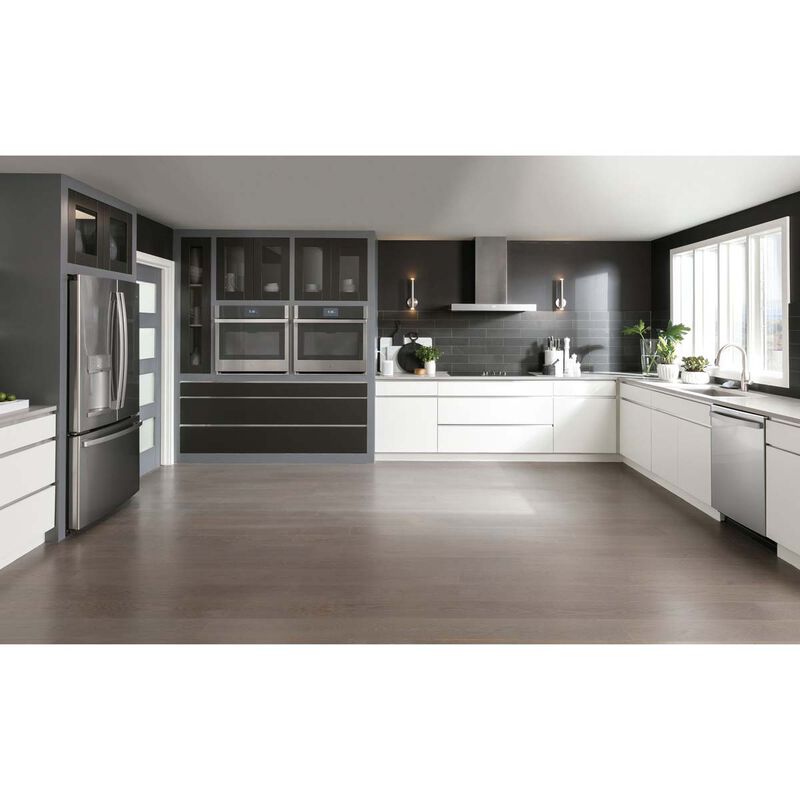 GE Profile 24 in. Top Control Smart Dishwasher with 39 dBa Sound Level, 3rd-Rack & Twin Turbo Dry Boost - Fingerprint Resistant Stainless, Fingerprint Resistant Stainless, hires