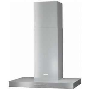 Miele 30 in. Chimney Style Range Hood with 4 Speed Settings, Convertible Venting & 2 LED Lights - Stainless Steel, , hires