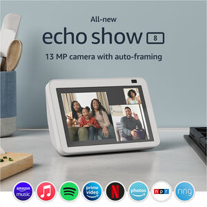 Echo Show 8 (2nd Gen) Smart Display with Alexa - Glacier White, alexa echo show - Vimarsana News
