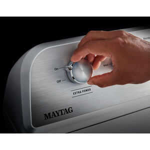 Maytag 29 in. 7.0 cu. ft. Front Load Gas Dryer with 10 Dryer Programs, 4 Dry Options & Wrinkle Care - White, White, hires