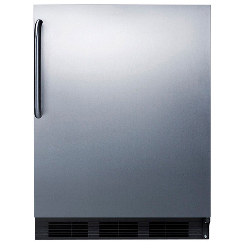 Summit AccuCold 24 in. 5.5 cu. ft. Undercounter Refrigerator - Stainless Steel, , hires