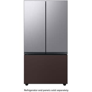 Samsung BESPOKE 3-Door French Door Top Panel for Refrigerators - Stainless Steel, , hires