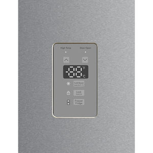 Frigidaire 33 in. 17.6 cu. ft. Garage-Ready Frost Free Double-Drawer Upright Freezer with Adjustable Shelves - Fingerprint Resistant Stainless Steel, Fingerprint Resistant Stainless, hires