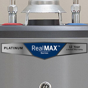 GE RealMax Platinum Natural Gas 50 Gallon Tall Water Heater with 12-Year Parts Warranty, , hires
