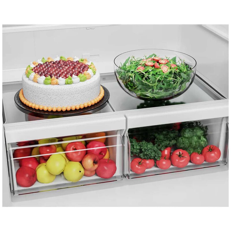 Midea 30 in. 18.7 cu. ft. Garage-Ready Bottom Freezer Refrigerator - White, , hires