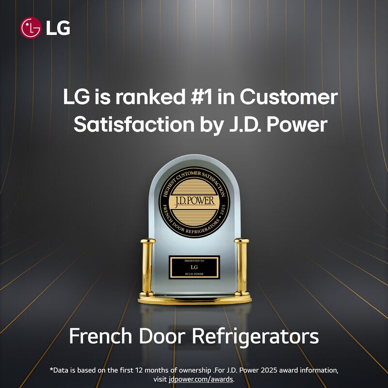 LG 36 in. 28.6 cu. ft. Smart 4-Door French Door Refrigerator with Ice & Water Dispenser - PrintProof Stainless Steel, PrintProof Stainless Steel, hires