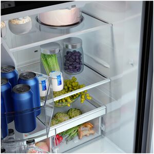 Midea 30 in. 18.4 cu. ft. French Door Refrigerator - White, White, hires